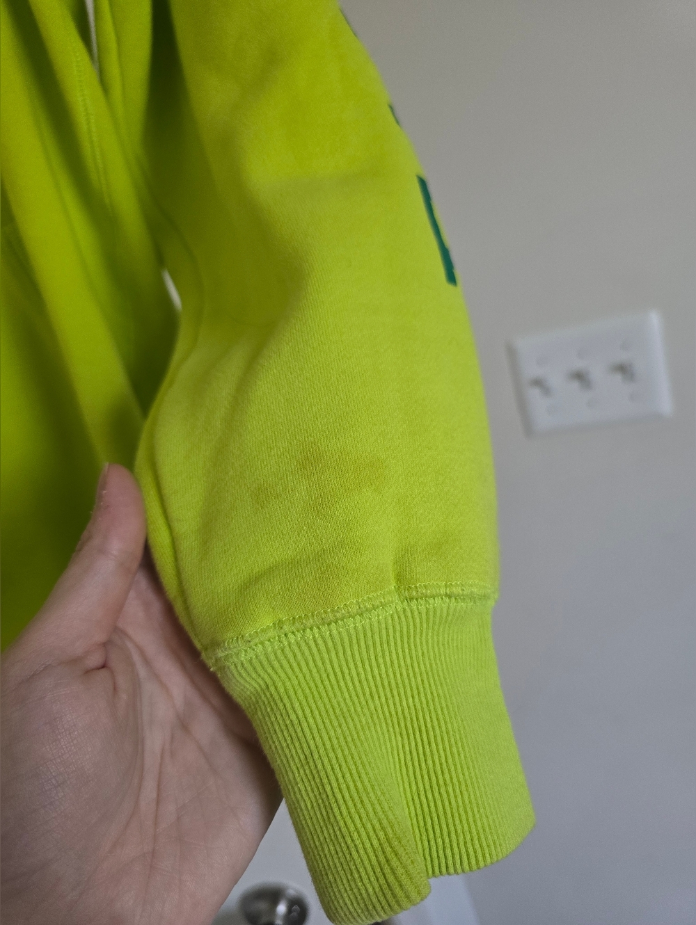 Barong Family Neon Green Hoodie Yellow Claw Amsterdam Festival Merch Unisex L - Picture 10 of 12